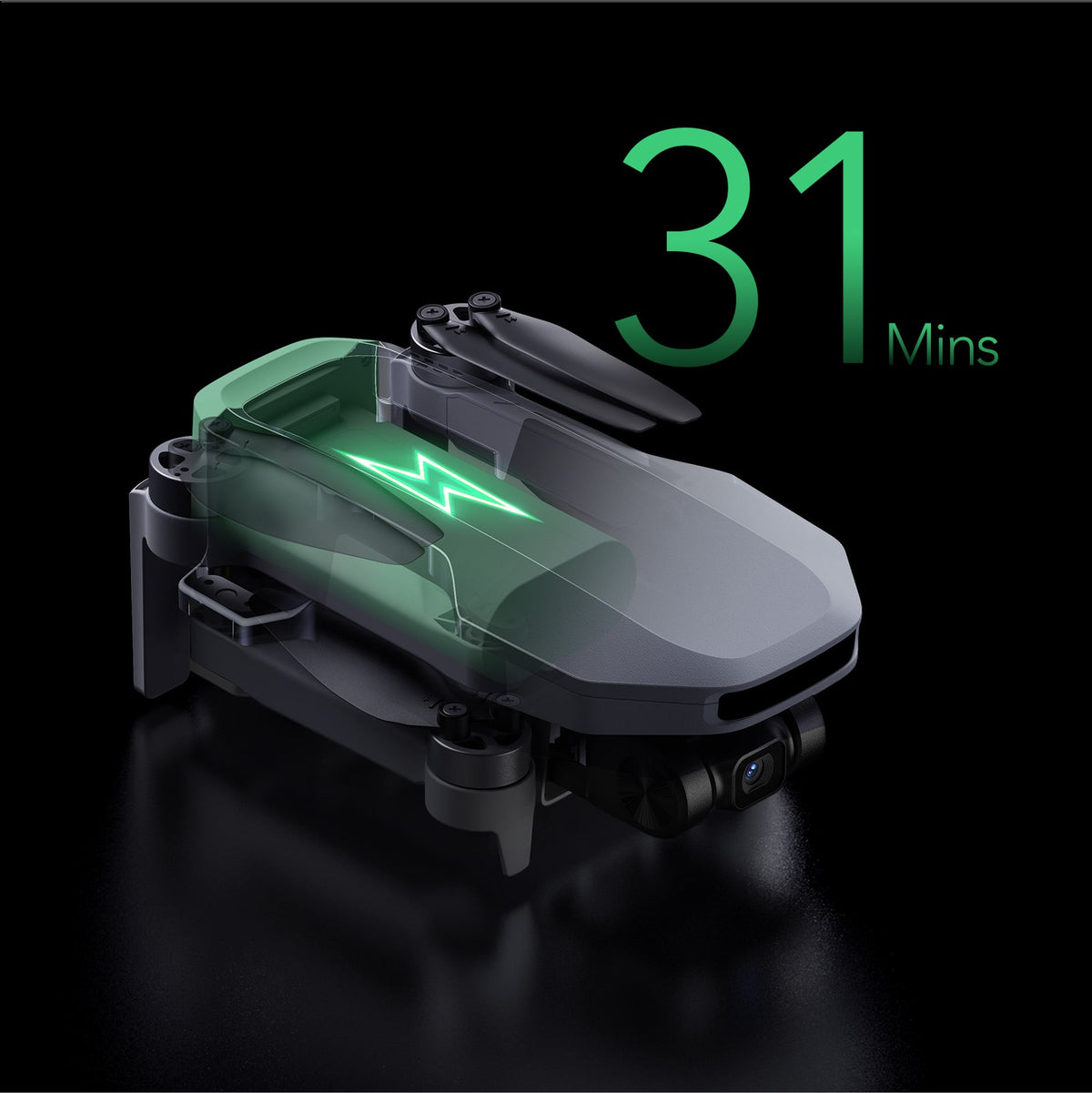 ATOM SE Sub 250 g Foldable GPS Drone with 4K HD EIS Camera, C0