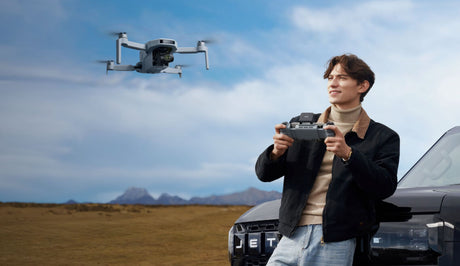 Drone ATOM 2 in flight