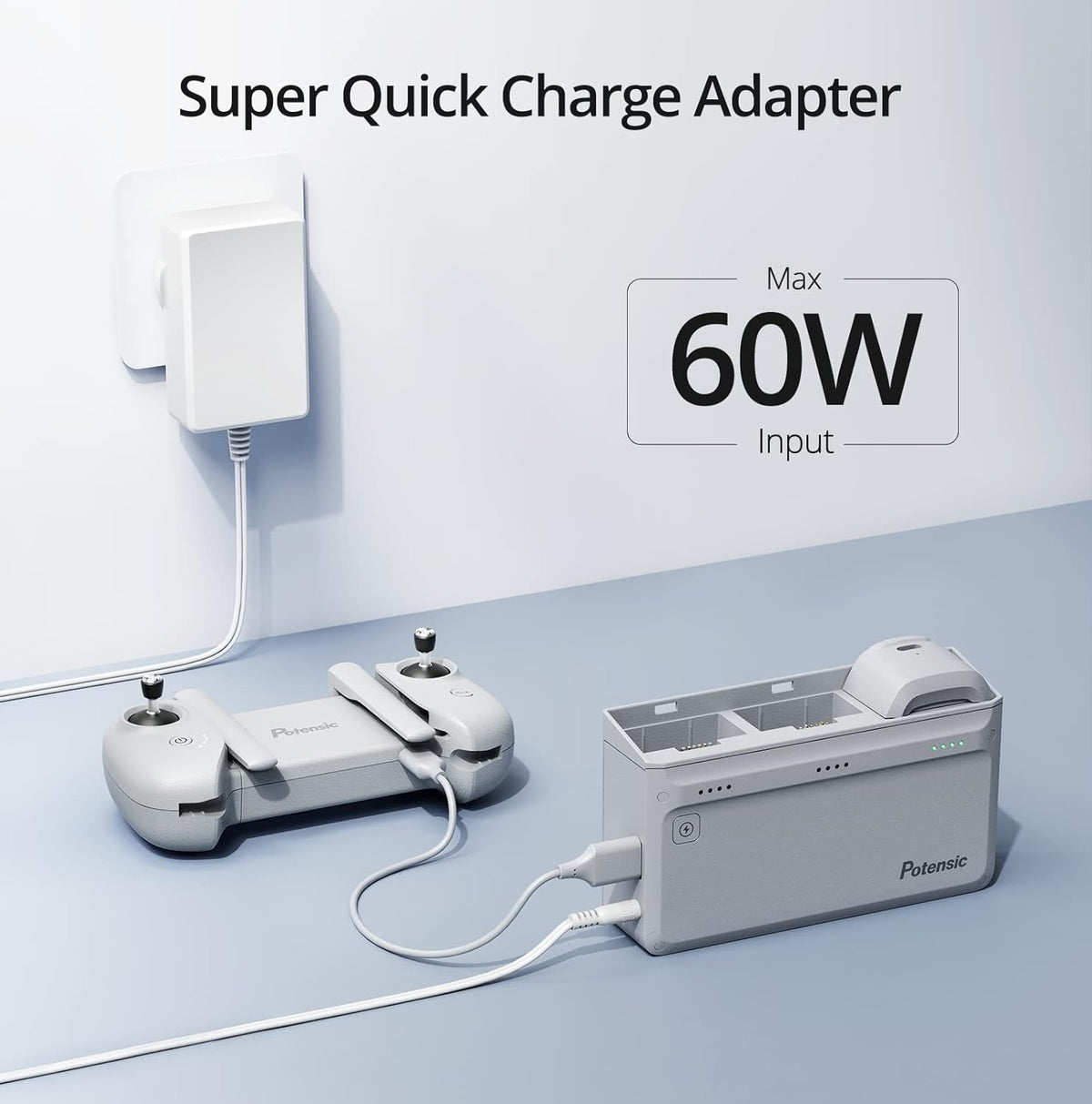 ATOM SE Drone Battery & 60W Fast Charging Hub Combo