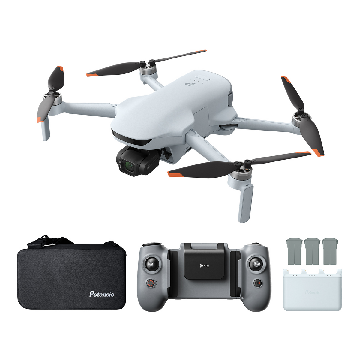 ATOM 3 Drone with  4K 60fps, 8K Photo, 16km Transmission, 40/50-Min Flights, AI Track 2.0, Under 249g, C0